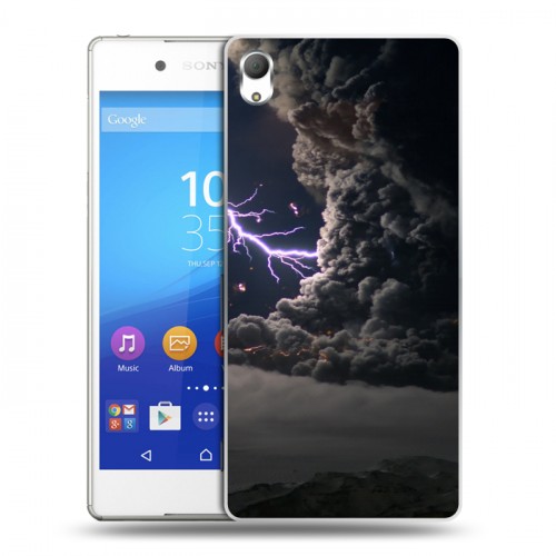 Дизайнерский пластиковый чехол для Sony Xperia Z3+ Молния