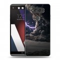 Дизайнерский пластиковый чехол для LG V20 Молния