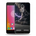 Дизайнерский силиконовый чехол для Lenovo K6 Молния