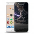 Дизайнерский пластиковый чехол для ZTE Blade V8 Молния