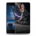 Дизайнерский пластиковый чехол для Nokia 8 Молния