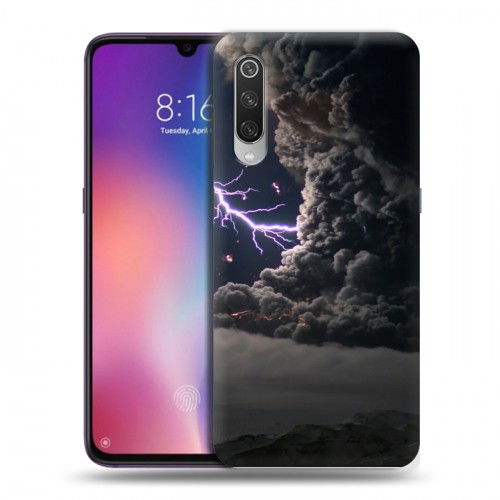 Дизайнерский силиконовый с усиленными углами чехол для Xiaomi Mi9 Молния