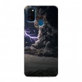 Дизайнерский силиконовый чехол для Samsung Galaxy M30s Молния