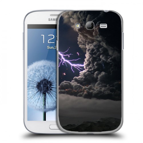Дизайнерский пластиковый чехол для Samsung Galaxy Grand Молния