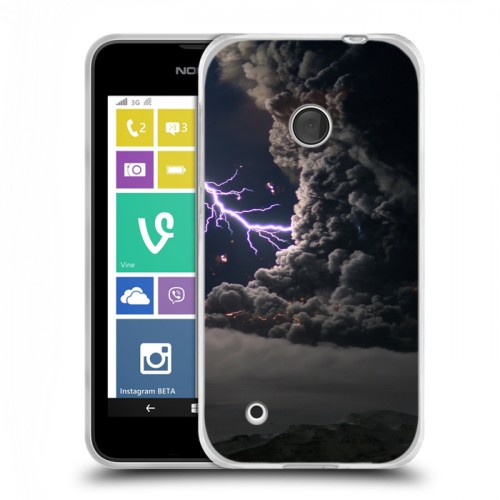 Дизайнерский пластиковый чехол для Nokia Lumia 530 Молния