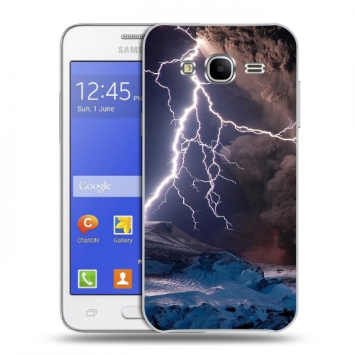 Дизайнерский силиконовый чехол для Samsung Galaxy J7 Молния