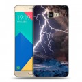 Дизайнерский силиконовый чехол для Samsung Galaxy A9 Молния