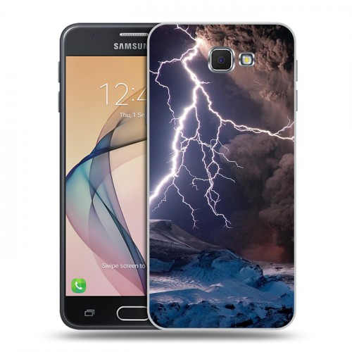 Дизайнерский пластиковый чехол для Samsung Galaxy J5 Prime Молния