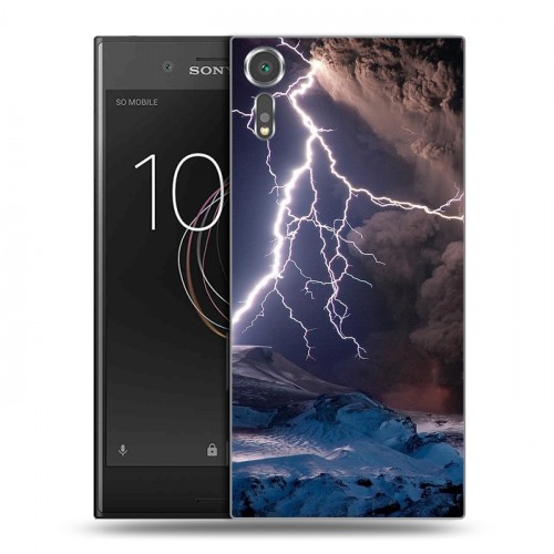 Дизайнерский пластиковый чехол для Sony Xperia XZs Молния