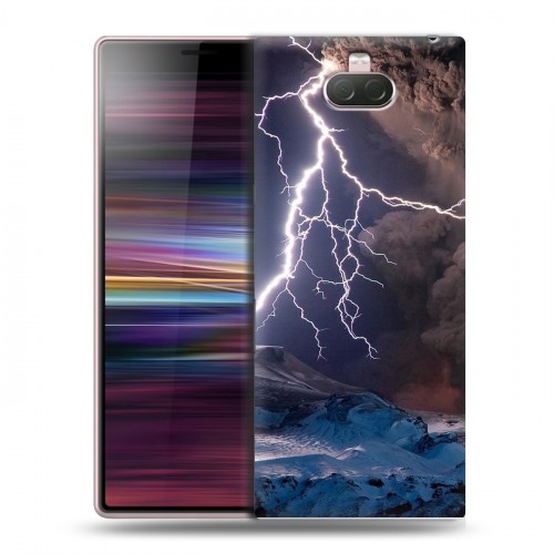 Дизайнерский силиконовый чехол для Sony Xperia 10 Молния