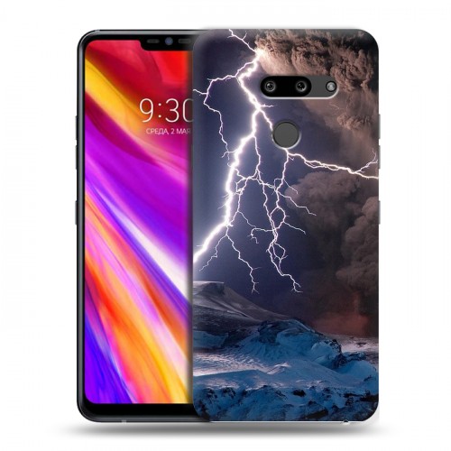 Дизайнерский пластиковый чехол для LG G8 ThinQ Молния