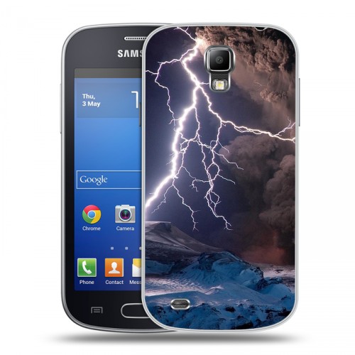 Дизайнерский пластиковый чехол для Samsung Galaxy S4 Active Молния