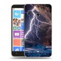 Дизайнерский пластиковый чехол для Nokia Lumia 1320 Молния