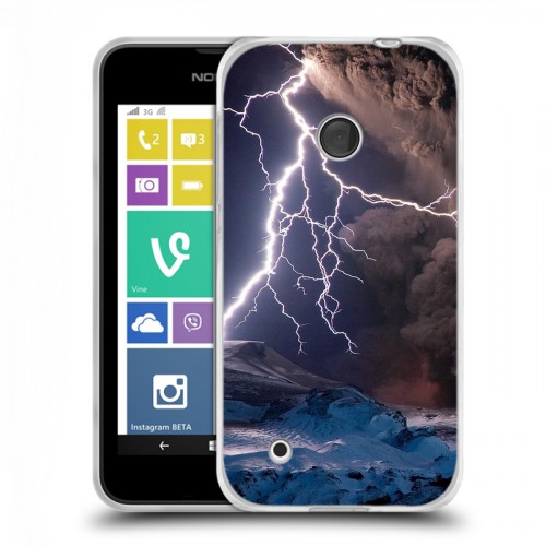 Дизайнерский пластиковый чехол для Nokia Lumia 530 Молния