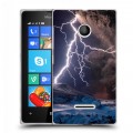 Дизайнерский пластиковый чехол для Microsoft Lumia 435 Молния