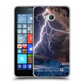 Дизайнерский пластиковый чехол для Microsoft Lumia 640 Молния