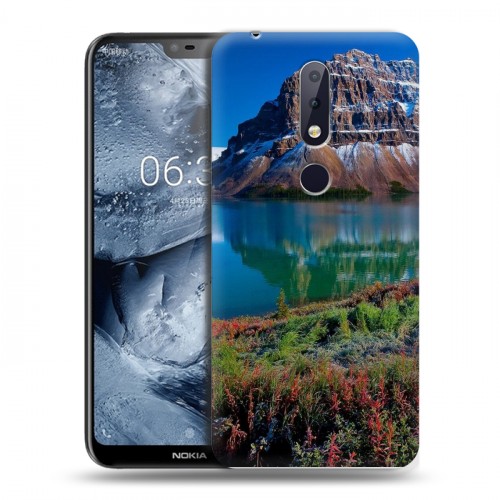 Дизайнерский пластиковый чехол для Nokia 6.1 Plus Горы