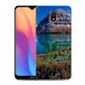 Дизайнерский силиконовый с усиленными углами чехол для Xiaomi RedMi 8A Горы