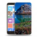 Дизайнерский пластиковый чехол для Nokia Lumia 1320 Горы