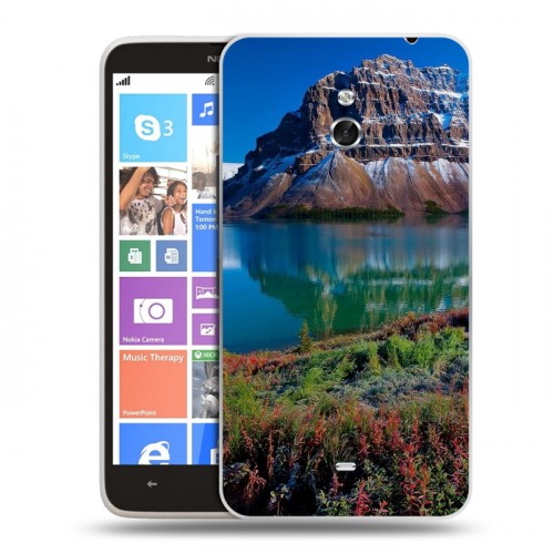 Дизайнерский пластиковый чехол для Nokia Lumia 1320 Горы