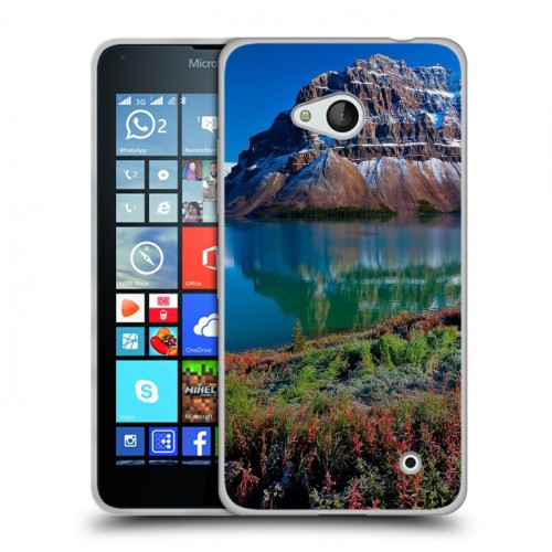 Дизайнерский пластиковый чехол для Microsoft Lumia 640 Горы