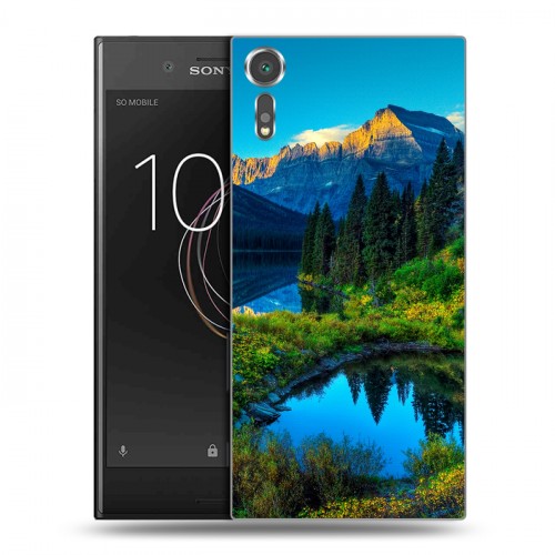 Дизайнерский пластиковый чехол для Sony Xperia XZs Горы