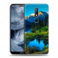 Дизайнерский пластиковый чехол для Nokia 6.1 Plus Горы