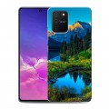 Дизайнерский силиконовый с усиленными углами чехол для Samsung Galaxy S10 Lite Горы