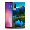 Дизайнерский силиконовый с усиленными углами чехол для Xiaomi Mi9 Горы