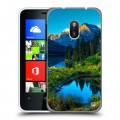 Дизайнерский пластиковый чехол для Nokia Lumia 620 Горы