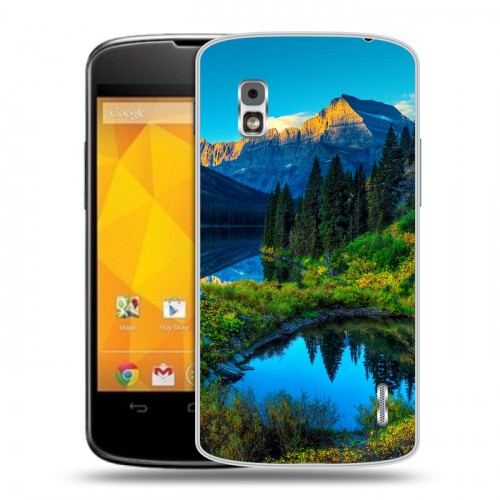 Дизайнерский пластиковый чехол для LG Google Nexus 4 Горы