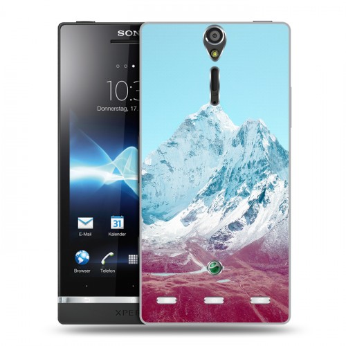 Дизайнерский пластиковый чехол для Sony Xperia S Горы