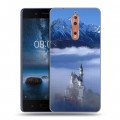 Дизайнерский пластиковый чехол для Nokia 8 Горы