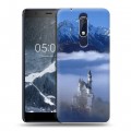 Дизайнерский пластиковый чехол для Nokia 5.1 Горы