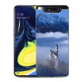 Дизайнерский пластиковый чехол для Samsung Galaxy A80 Горы