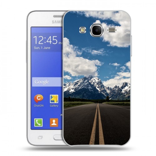 Дизайнерский силиконовый чехол для Samsung Galaxy J7 Горы
