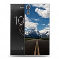 Дизайнерский пластиковый чехол для Sony Xperia XZs Горы