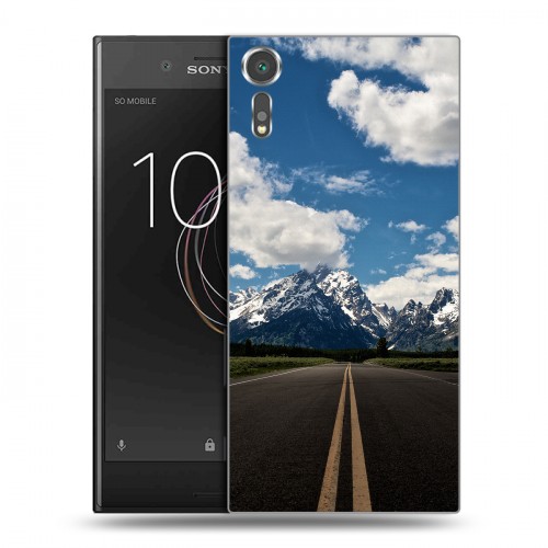 Дизайнерский пластиковый чехол для Sony Xperia XZs Горы