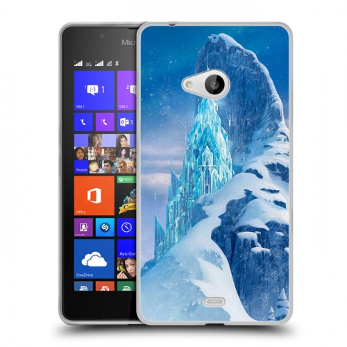 Дизайнерский пластиковый чехол для Microsoft Lumia 540 Горы