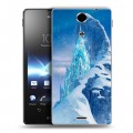 Дизайнерский пластиковый чехол для Sony Xperia TX Горы