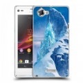 Дизайнерский пластиковый чехол для Sony Xperia L Горы