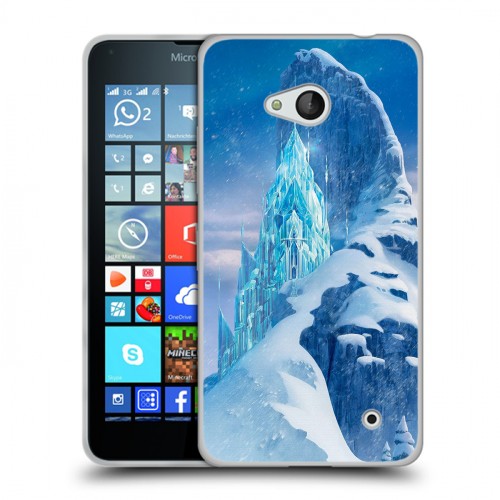 Дизайнерский пластиковый чехол для Microsoft Lumia 640 Горы