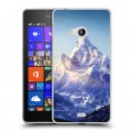 Дизайнерский пластиковый чехол для Microsoft Lumia 540 Горы