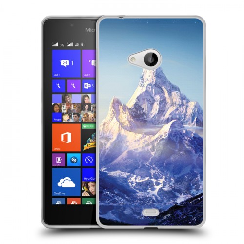 Дизайнерский пластиковый чехол для Microsoft Lumia 540 Горы