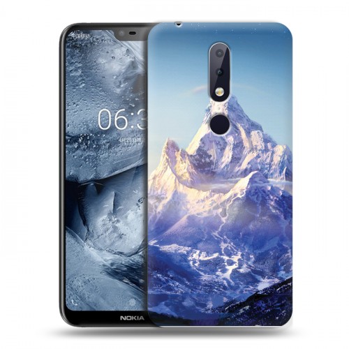 Дизайнерский силиконовый чехол для Nokia 6.1 Plus Горы