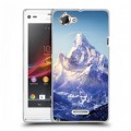 Дизайнерский пластиковый чехол для Sony Xperia L Горы