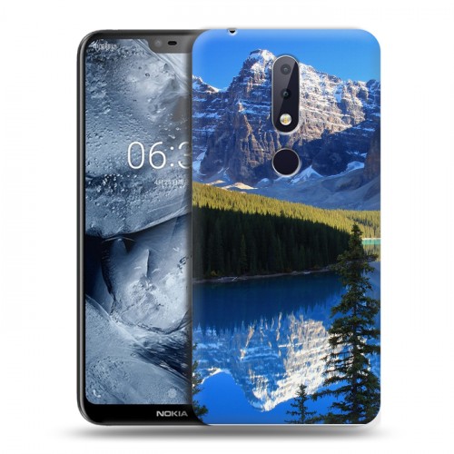 Дизайнерский пластиковый чехол для Nokia 6.1 Plus Горы