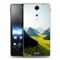 Дизайнерский пластиковый чехол для Sony Xperia TX Горы