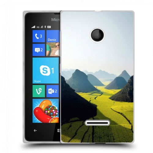 Дизайнерский пластиковый чехол для Microsoft Lumia 435 Горы