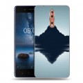 Дизайнерский пластиковый чехол для Nokia 8 Горы